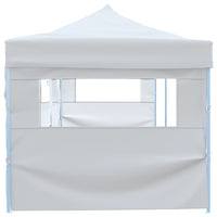 Tenda Pieghevole Pop-Up con 5 Pareti Laterali 3x9 m Bianca cod mxl 66162