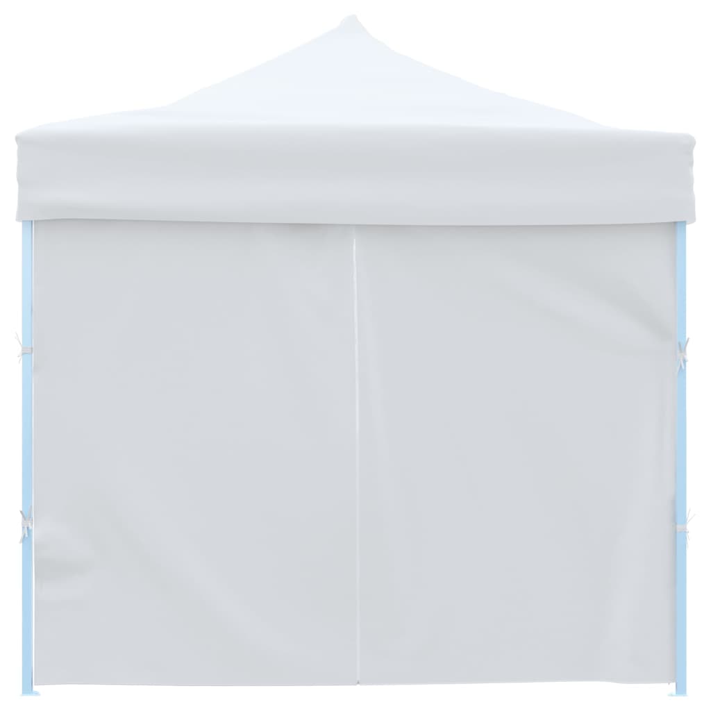 Tenda Pieghevole Pop-Up con 8 Pareti Laterali 3x9 m Bianca 48874