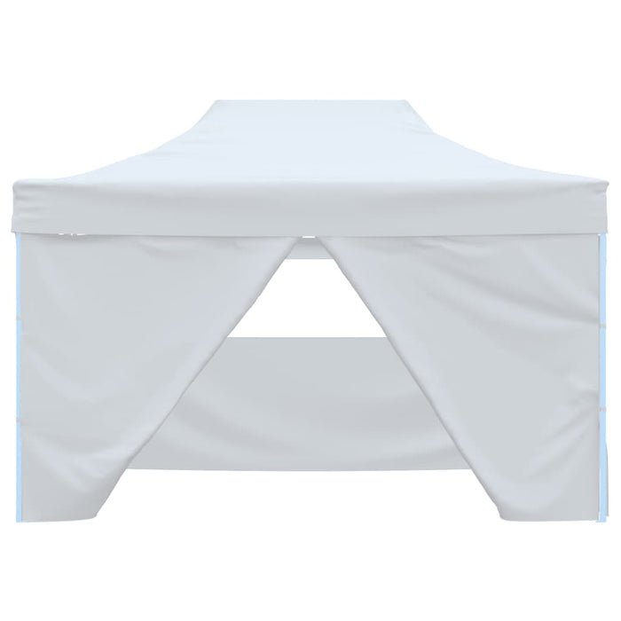 Gazebo Professionale Pieghevole 4 Pareti 3x4m Acciaio Bianco cod mxl 66124