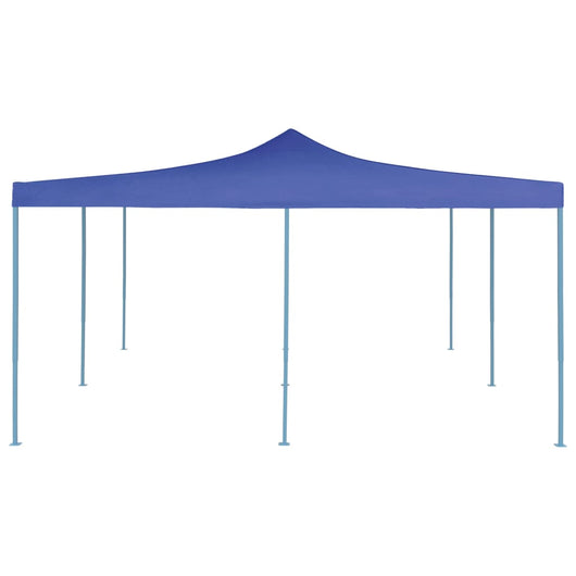 Gazebo Pieghevole 5x5 m Blu 48901