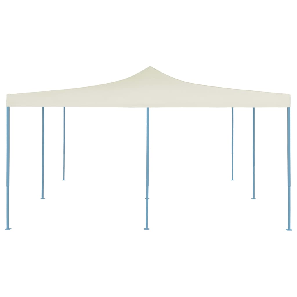 Gazebo Pieghevole 5x5 m Crema 48904