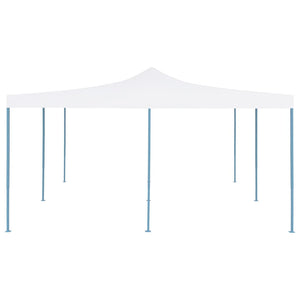 Gazebo Pieghevole 5x5 m Bianco cod 10328