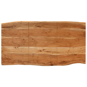 Tavolo da Pranzo 160x80x76 cm in Legno Massello di Acacia cod mxl 13813