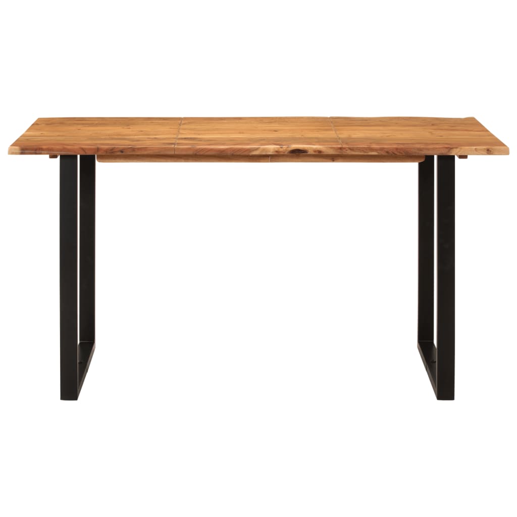 Tavolo da Pranzo 140x70x76 cm in Legno Massello di Acaciacod mxl 97103