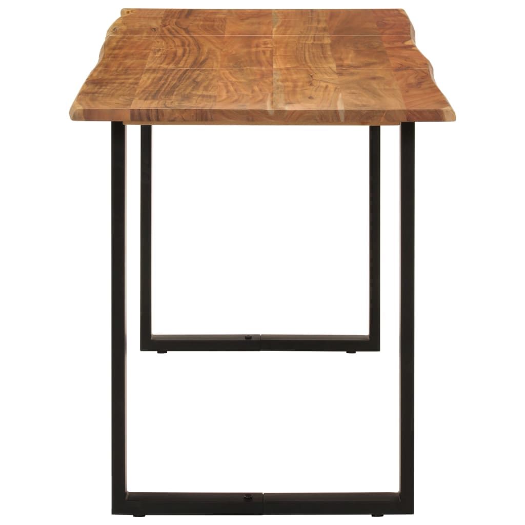 Tavolo da Pranzo 140x70x76 cm in Legno Massello di Acaciacod mxl 97103