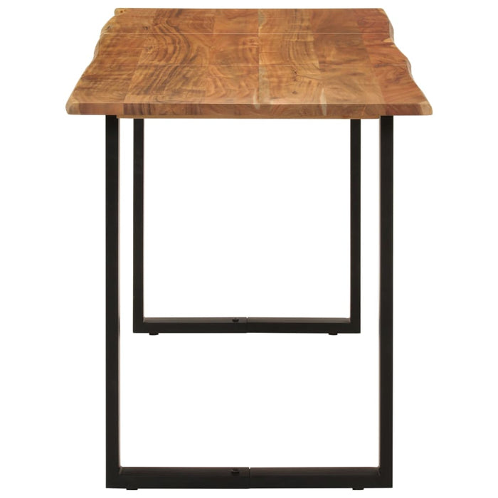 Tavolo da Pranzo 140x70x76 cm in Legno Massello di Acaciacod mxl 97103