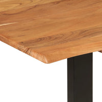 Tavolo da Pranzo 140x70x76 cm in Legno Massello di Acacia 286474