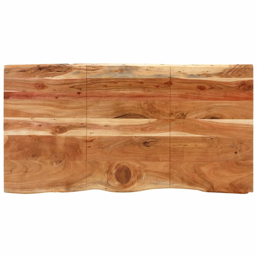 Tavolo da Pranzo 160x80x76 cm in Legno Massello di Acacia cod mxl 22575