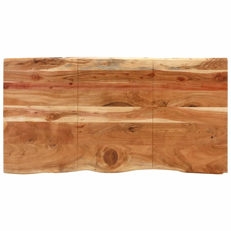 Tavolo da Pranzo 160x80x76 cm in Legno Massello di Acacia cod mxl 22575