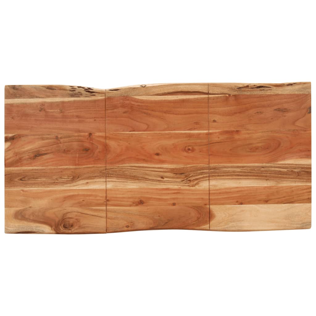 Tavolo da Pranzo 140x70x76 cm in Legno Massello di Acacia cod mxl 29868