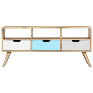 Mobile Porta TV 110x35x48 cm Legno Massello di Mango cod mxl 27768