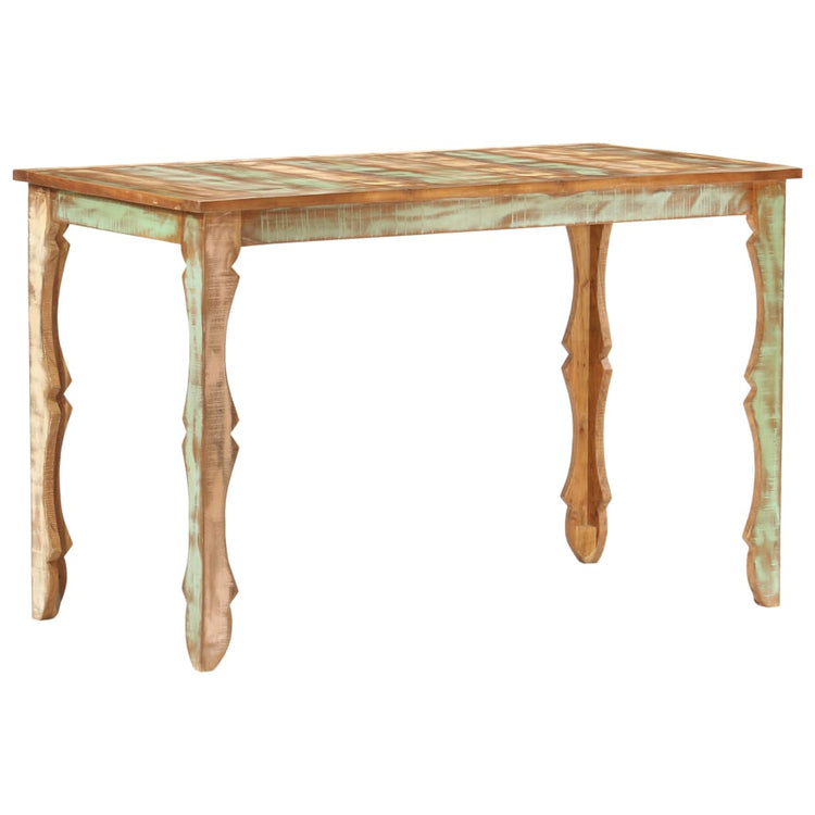 Tavolo da Pranzo 120x60x76 cm in Legno Massello di Recupero 286488