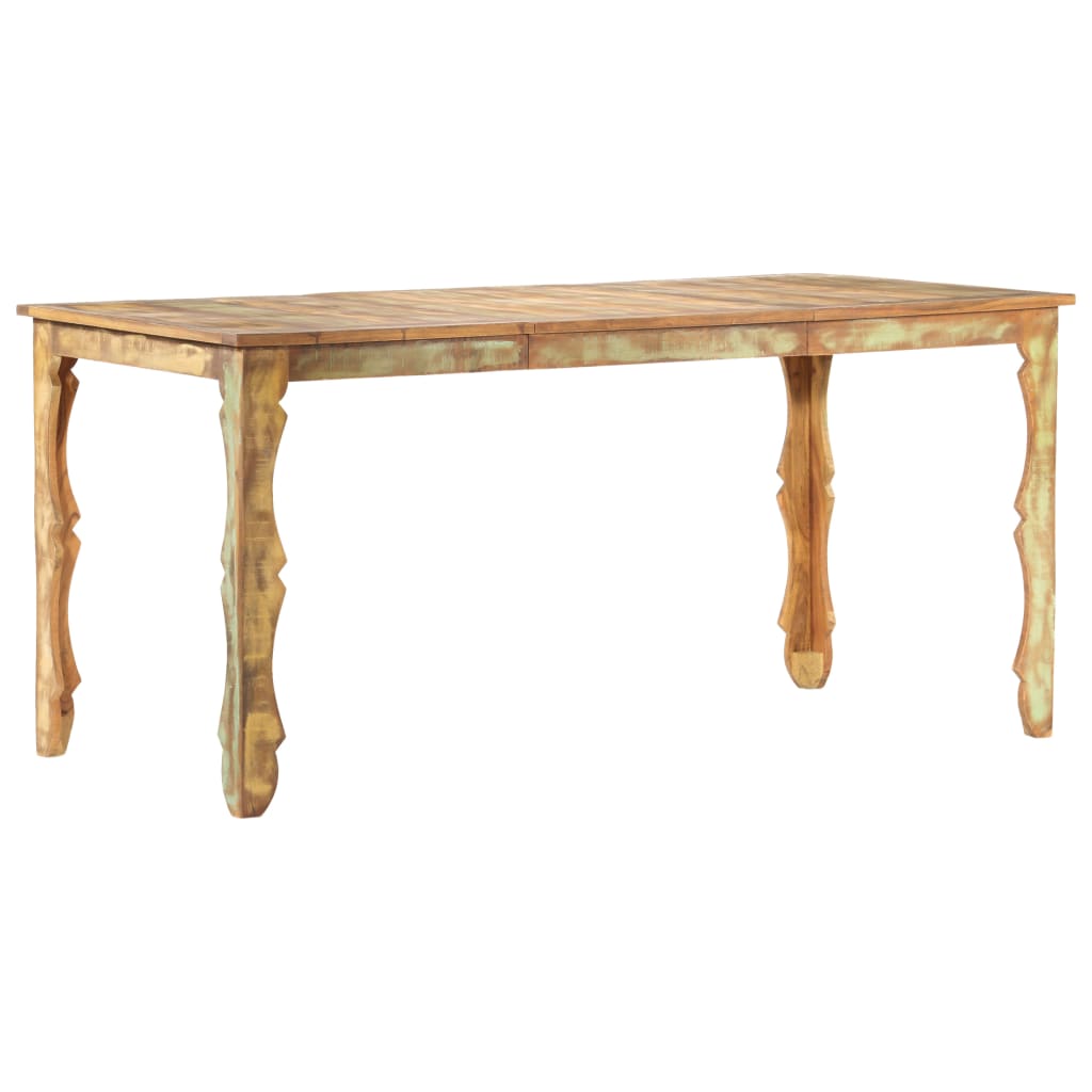 Tavolo da Pranzo 160x80x76 cm in Legno Massello di Recupero 286490