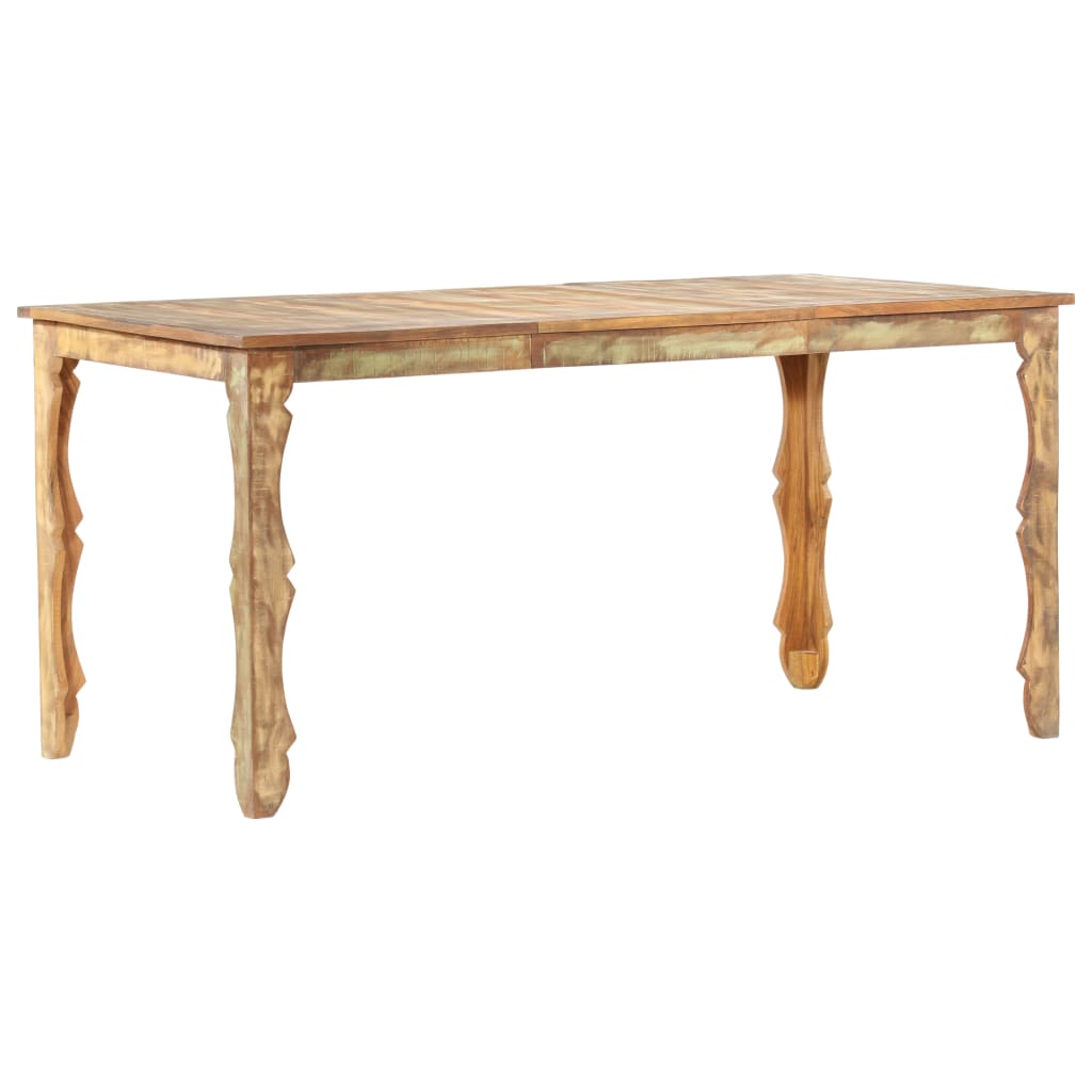 Tavolo da Pranzo 160x80x76 cm in Legno Massello di Recupero 286490