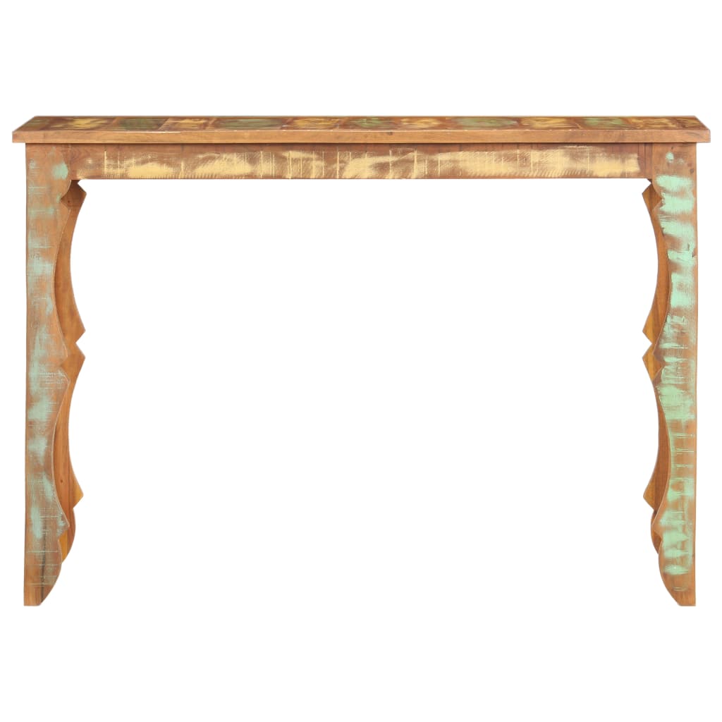 Tavolo Consolle 110x40x76 cm in Legno Massello di Recupero cod mxl 15808