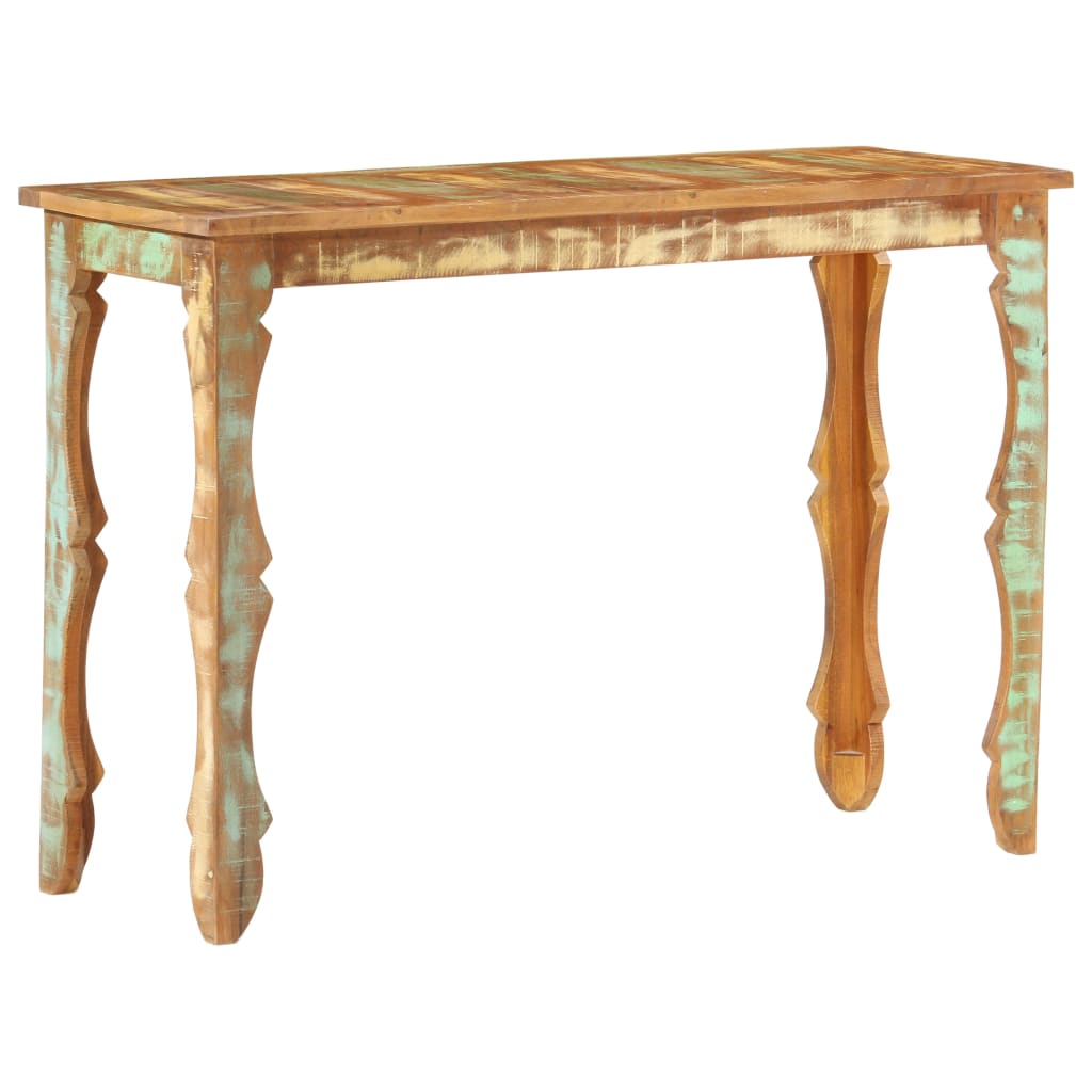 Tavolo Consolle 110x40x76 cm in Legno Massello di Recupero cod mxl 15808