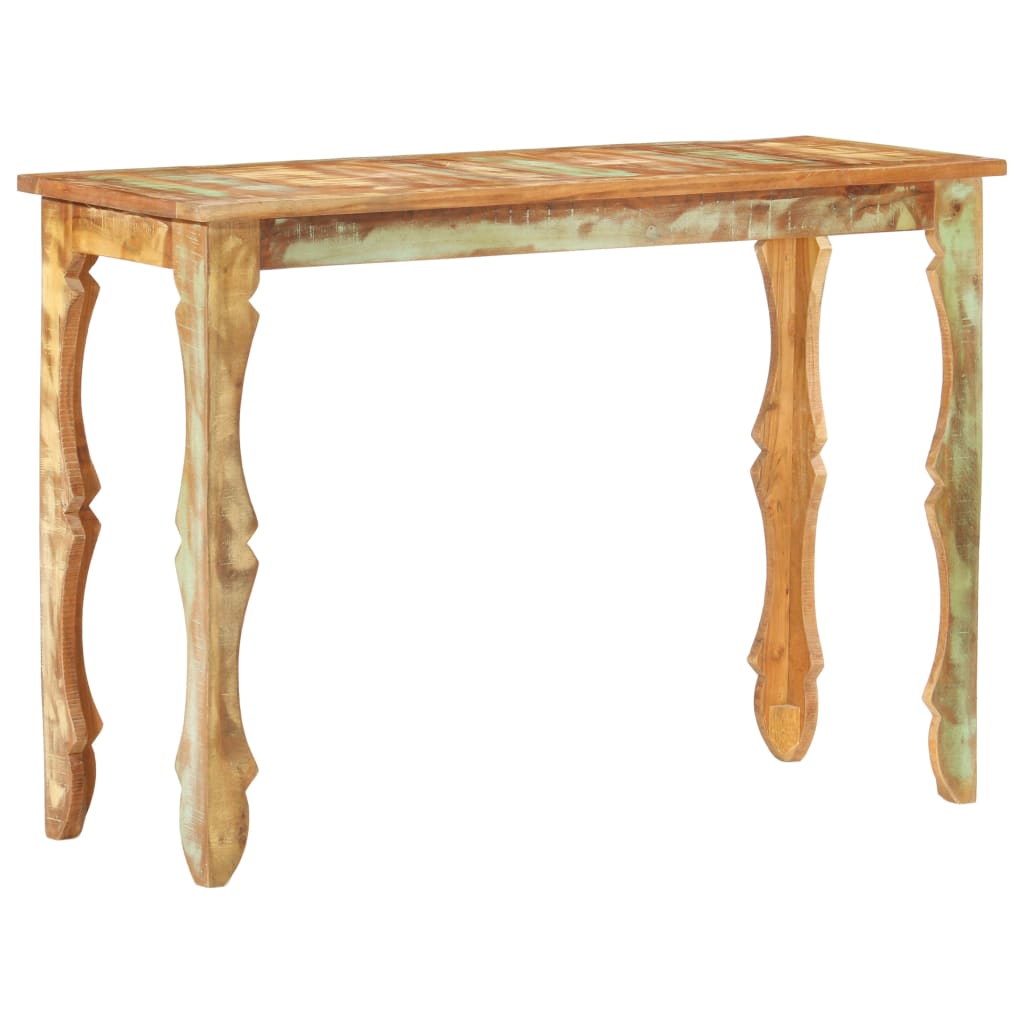 Tavolo Consolle 110x40x76 cm in Legno Massello di Recupero cod mxl 15808