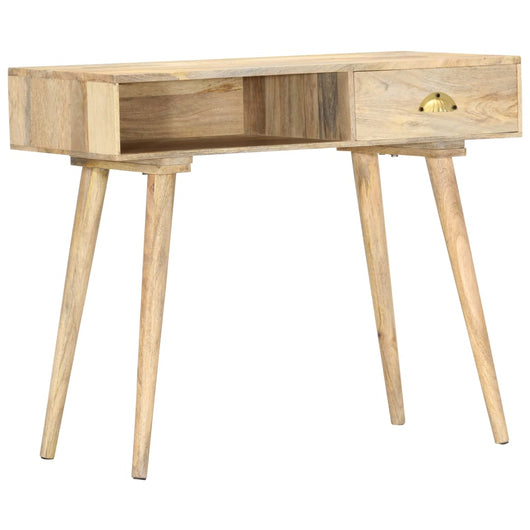 Tavolo Consolle 90x45x75 cm in Legno Massello di Mango