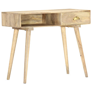 Tavolo Consolle 90x45x75 cm in Legno Massello di Mango