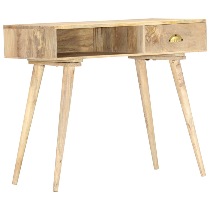 Tavolo Consolle 90x45x75 cm in Legno Massello di Mango