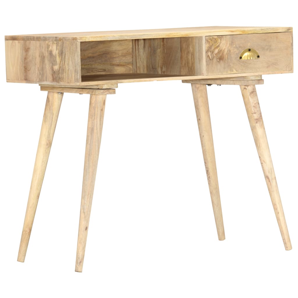 Tavolo Consolle 90x45x75 cm in Legno Massello di Mango 286180