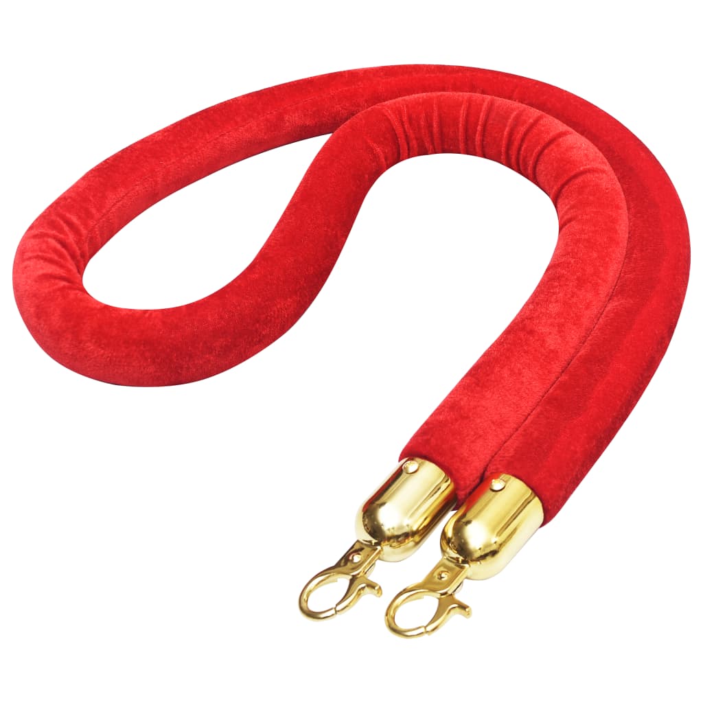 Cordone per Transenne Rosso e Oro in Vellutocod mxl 82846