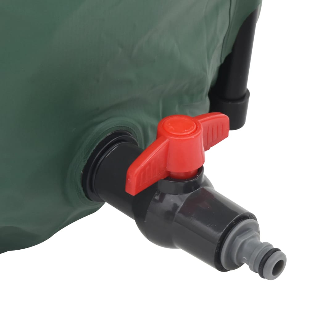 Serbatoio per Acqua Piovana Pieghevole con Rubinetto 1250 L 48608