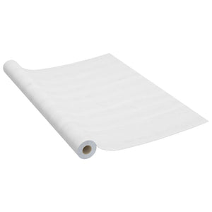 Pellicola Autoadesiva per Mobili Legno Bianco 500x90 cm in PVC cod mxl 49310