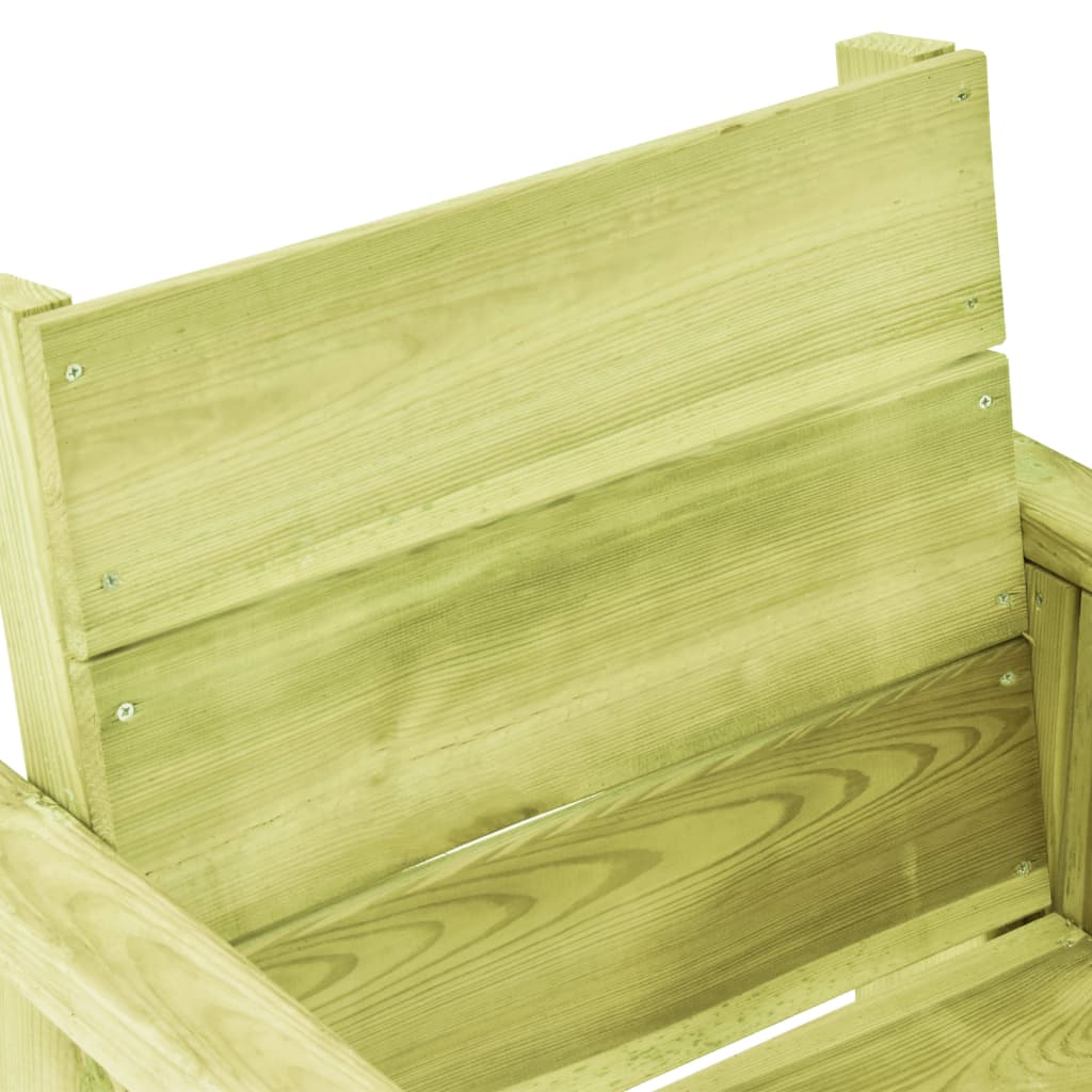 Sedia da Giardino in Legno di Pino Impregnato cod mxl 47418