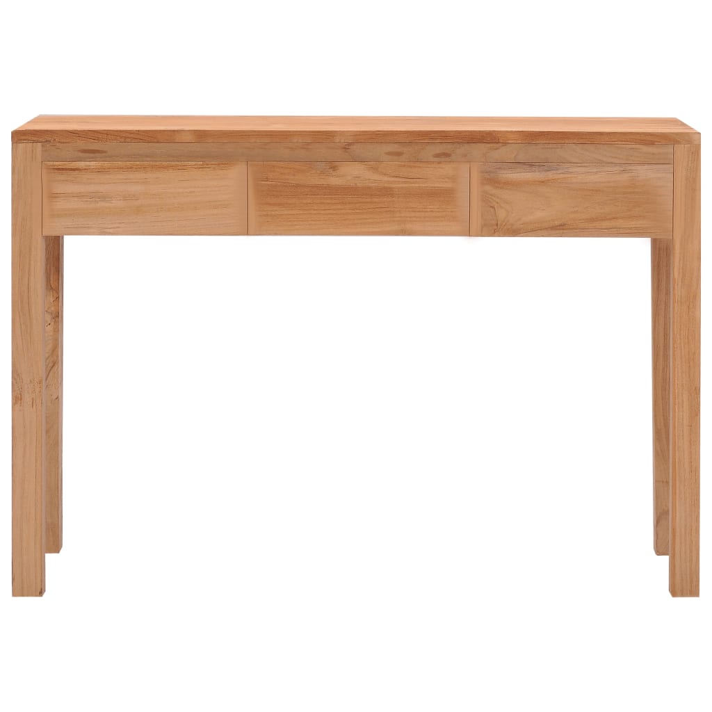 Tavolo Consolle 110x35x75 cm in Legno Massello di Teak cod mxl 20831