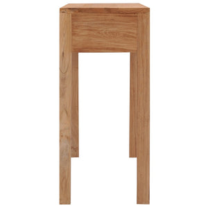 Tavolo Consolle 110x35x75 cm in Legno Massello di Teak cod mxl 20831