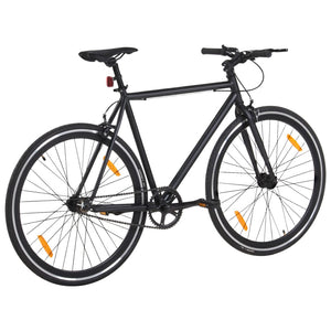 Bicicletta a Scatto Fisso Nera 700c 51 cm 92249