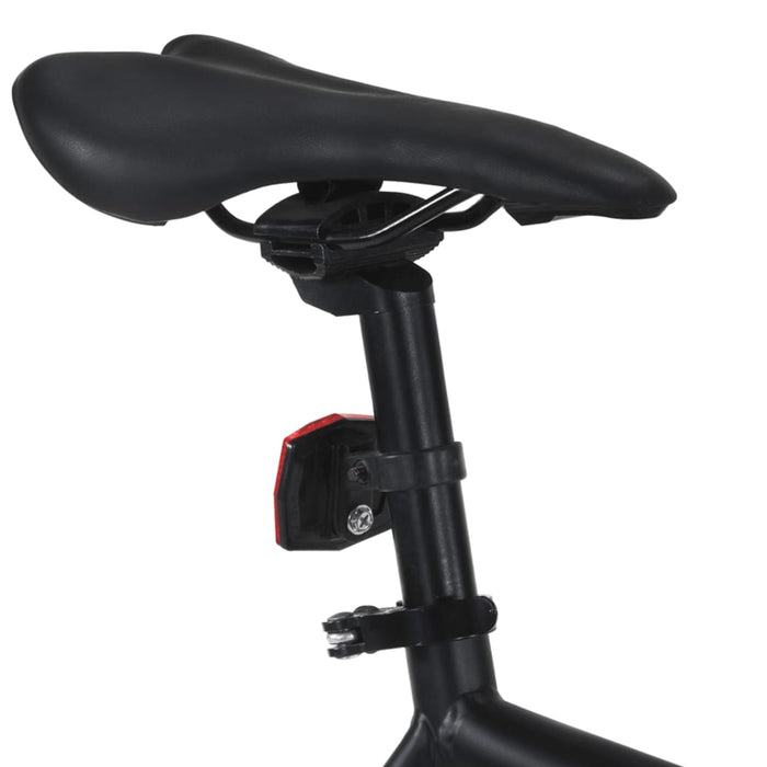 Bicicletta a Scatto Fisso Nera e Arancione 700c 51 cm 92252