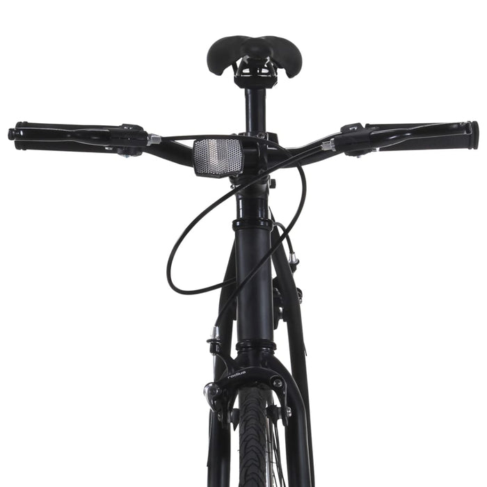 Bicicletta a Scatto Fisso Nera e Verde 700c 55 cm 92256