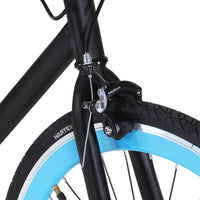 Bicicletta a Scatto Fisso Nera e Blu 700c 51 cm 92258