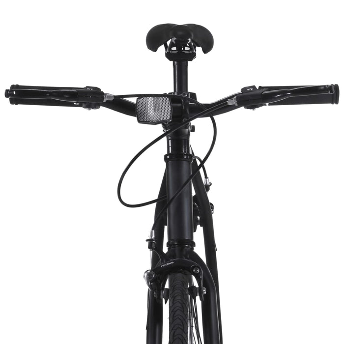 Bicicletta a Scatto Fisso Nera e Blu 700c 55 cm 92259