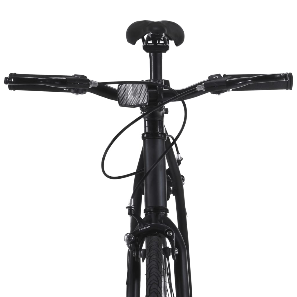 Bicicletta a Scatto Fisso Nera e Blu 700c 59 cm 92260