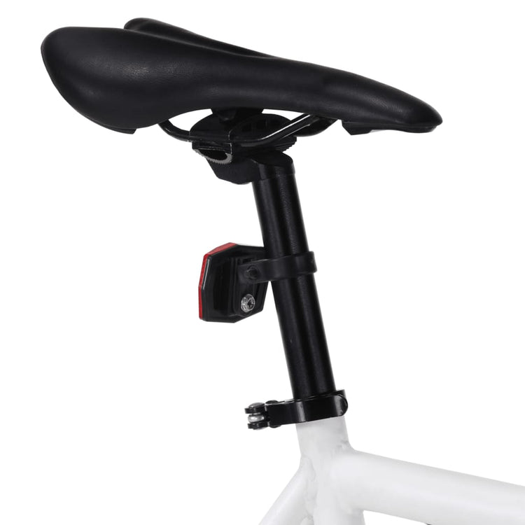 Bicicletta a Scatto Fisso Bianca e Nera 700c 51 cm 92261