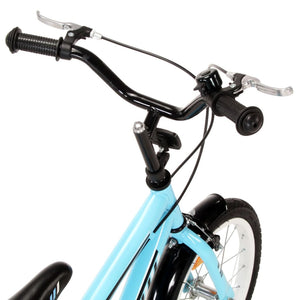 Bici per Bambini 16 Pollici Nera e Blu cod mxl 69731