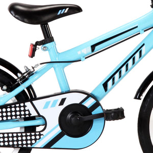 Bici per Bambini 16 Pollici Nera e Blu cod mxl 69731