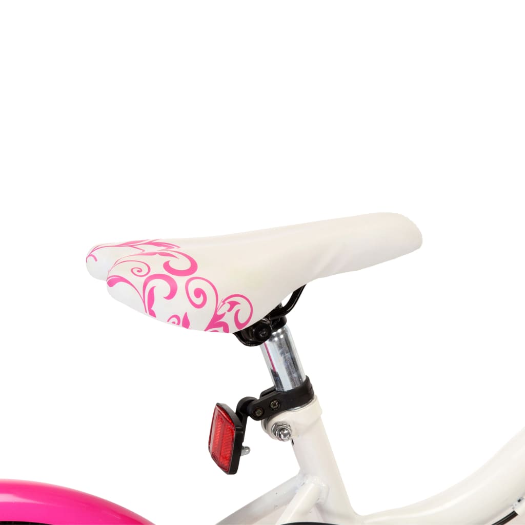 Bici per Bambini 20 pollici Rosa e Bianca 92186