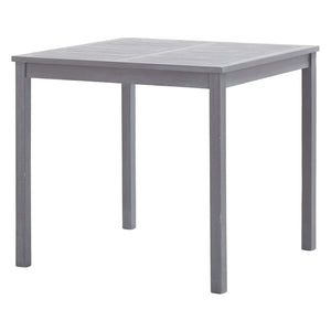 Set da Pranzo per Giardino 5 pz Legno Massello di Acacia Grigio 278925