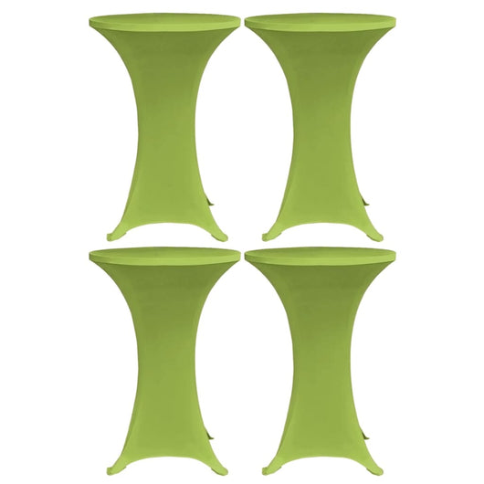 Copritavoli Elastici 4 pz 60 cm Verde 279087