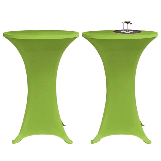 Copritavoli Elastici 4 pz 60 cm Verde 279087