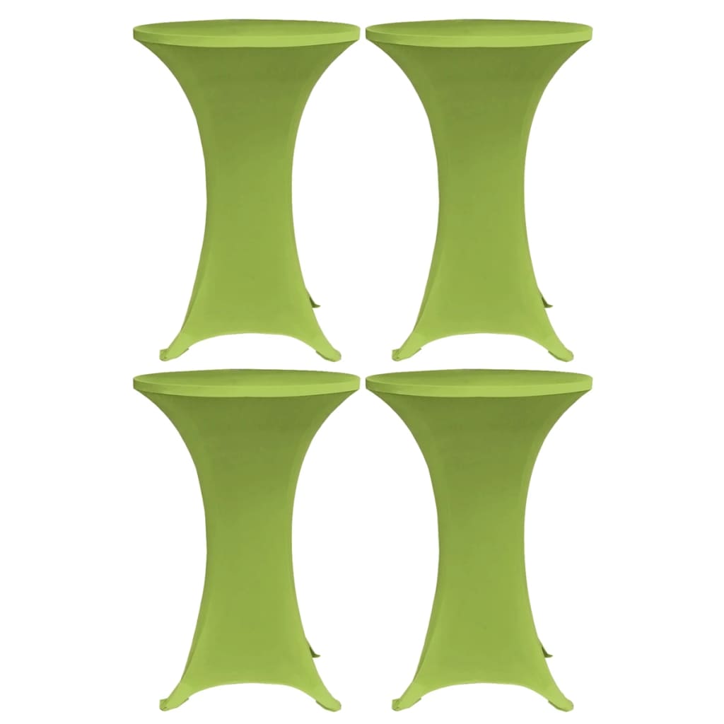 Copritavoli Elastici 4 pz 70 cm Verde cod mxl 52318