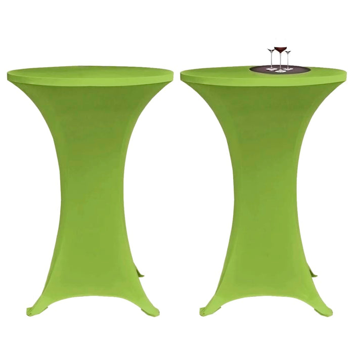 Copritavoli Elastici 4 pz 80 cm Verde 279089