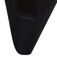 Coprisedie in Tessuto Elasticizzato Nero 12 pz 279091