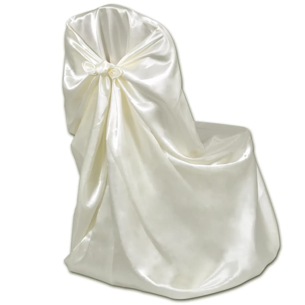 Coprisedie per Feste di Matrimonio 12 pz Crema cod mxl 40647