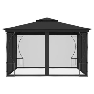 Gazebo con Rete 300x300x265 cm Antracite cod mxl 66062