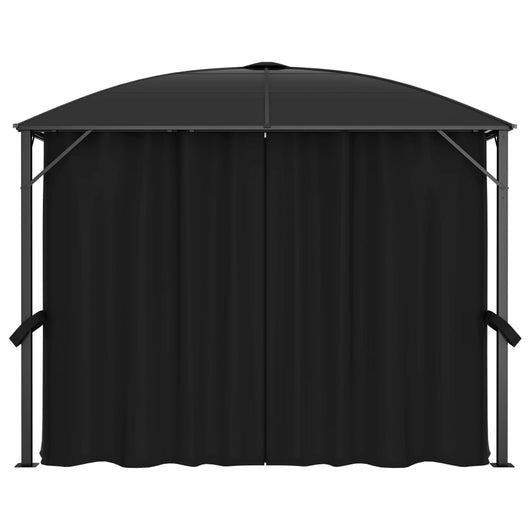 Gazebo con Tende 300x300x265 cm Antracite cod 11411